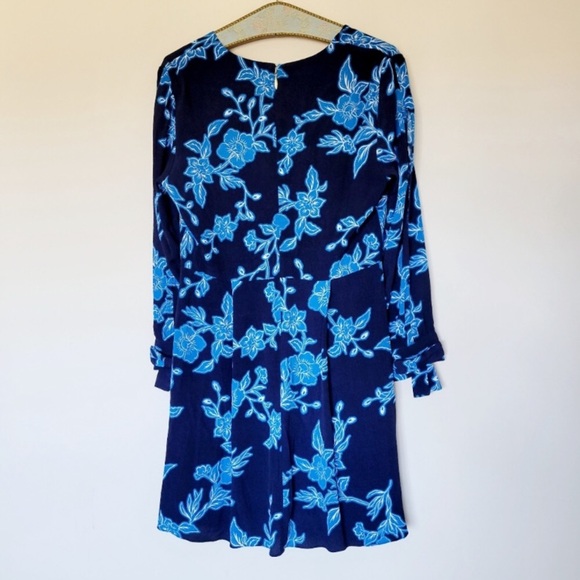DRAPER JAMES Geranium Print Tie Sleeve Dress - Picture 9 of 15